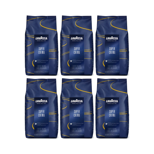 Pack 6 kg Lavazza Super Crema – 6 sachets de 1 kg