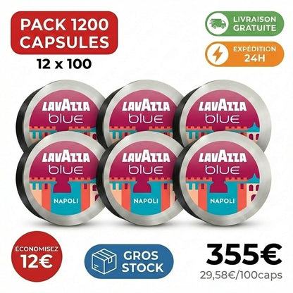 PACK 1200 CAPSULES LAVAZZA BLUE NAPOLI