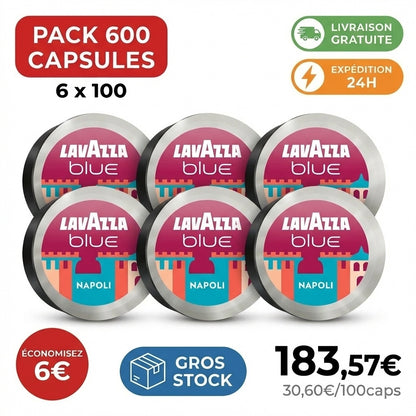 PACK 600 CAPSULES LAVAZZA BLUE TALES OF NAPOLI