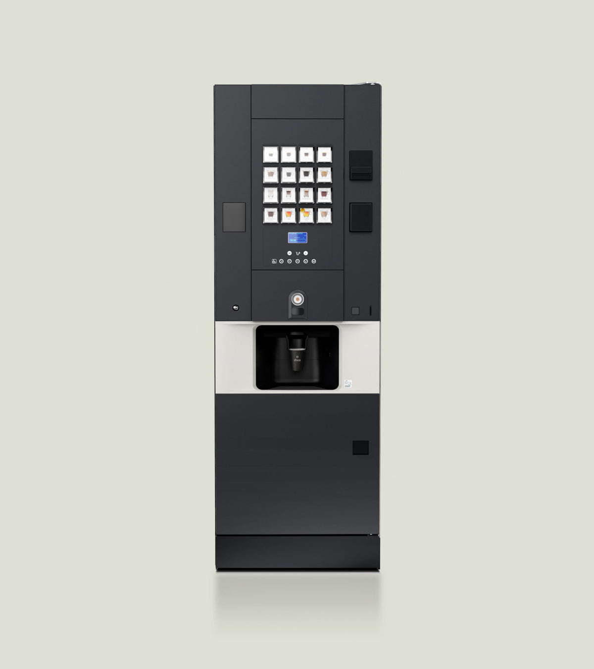 Distributeur automatique Rhea rhFS1 Button Expresso, vue de face
