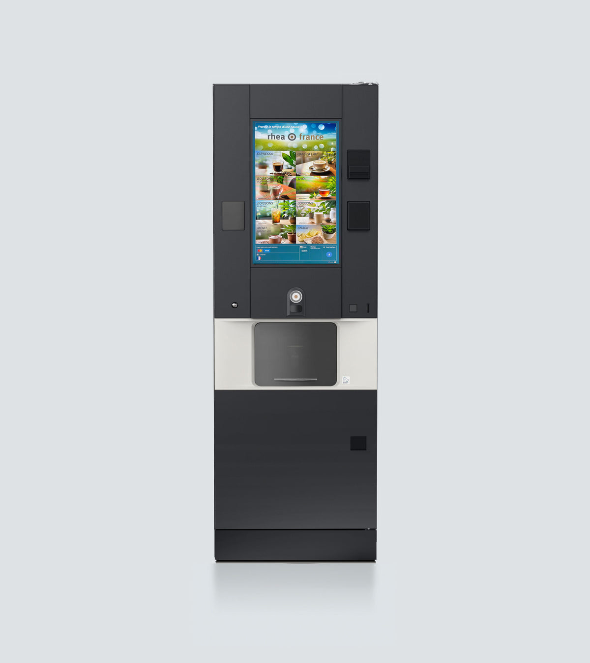 Distributeur automatique Rhea rhFS1 Touch Hot & Cold Expresso, vue de face