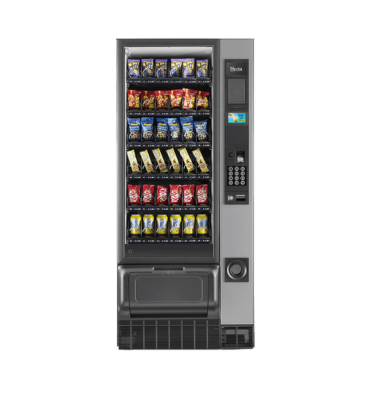 Necta Gusto 6 M Food, vue de face avec produits frais