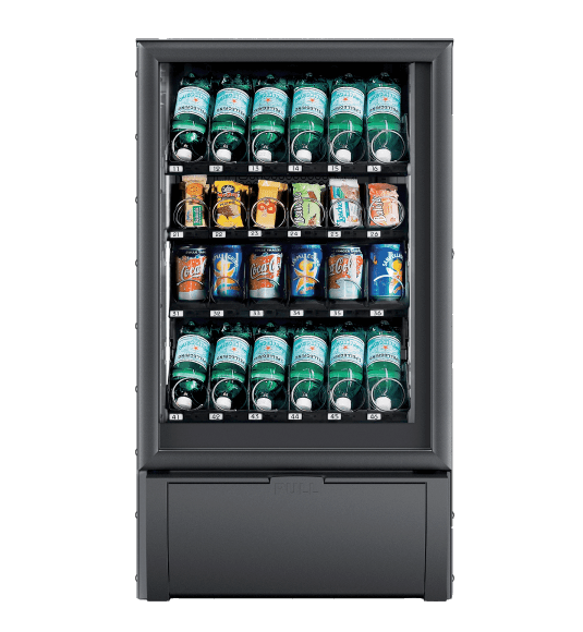 Distributeur de snacks et boissons Necta Gusto 6 Mini, vue de face