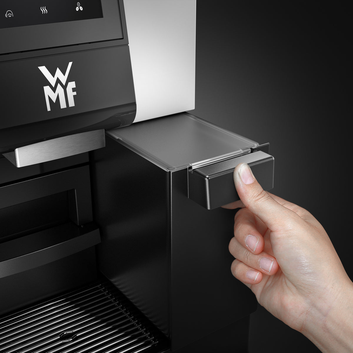 WMF 1100 S – réservoir d'eau ou raccordement réseau