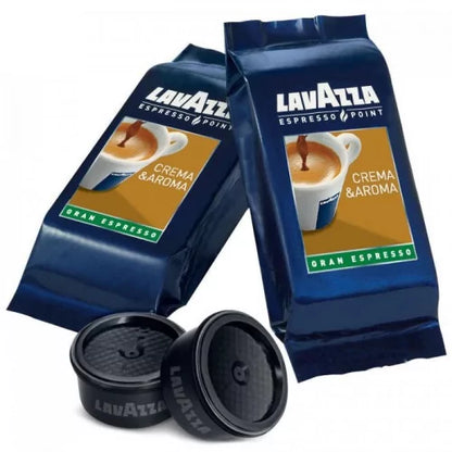 LOT MACHINE LAVAZZA EP MINI BLANCHE + 100 CAPSULES ESPRESSO POINT OFFERTES